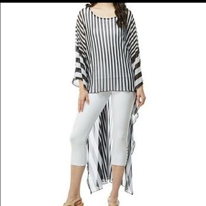 Nygard, Hi low, mesh top. Blue and White, 1sz